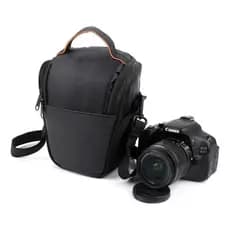 Bolsa  Para Câmera Fotografica Acolchoada Proteção Com Alça Lateral Transversal de Ombro