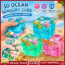 Blocos De Oceano Mole Bolas De Estresse Autismo Brinquedos Sensoriais Lento Subindo Ansiedade Alívio Fidget Maltose Bola