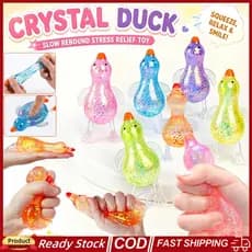 Maltose Colorido Aurora Pato Squeeze Brinquedo Macio Recuperação Lenta Bonito Animal Alívio Do Estresse Descompressão Es
