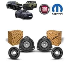 Par Coxim do Amortecedor Dianteiro com Rolamento Original MOPAR Jeep Compass/ Renegade/ Fiat Toro