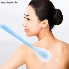 WoodAron Multi-Função Loção Pomada Cabo Longo Corpo Sílica Gel Massagem Livre Aplicador De Costas Ferramenta br