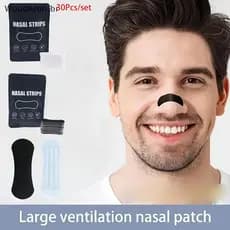 WoodAron 30 Peças Tiras De Respiração Nasal Melhor Para Sono Anti Ronco Respirar Bem Nasais Remendos De Nariz Ovais br