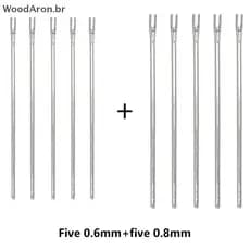 WoodAron 0.6mm 0.8mm Rerooting Needle Boneca Repintar Cabelo Bonecas Cabeça Reborn Ferramentas De Enraizamento De Peruca
