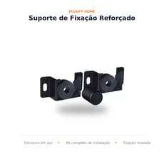 Suporte de Parede Universal para TV e Monitor 20 a 90 Polegadas — Fixo, Kit Completo com Parafusos e Buchas