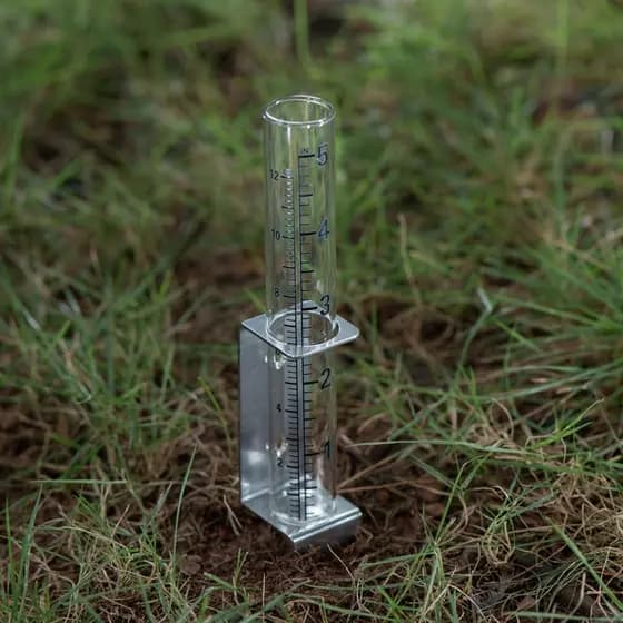 Medidor De Água De Chuva Para Quintal De Jardim-Inserção De Solo Pendurar Na Parede Pátio De Gramado