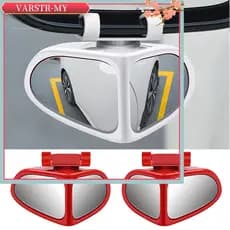 < VARSTR > 1Pc Espelho De Ponto Cego Do Carro Grande Angular Dupla Face 360 Graus Ajustável