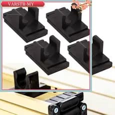< VARSTR > 4pcs Acessórios De Fivela De Cartão De Vagão De Acampamento Carrinho Mesa Braçadeira Deslizante
