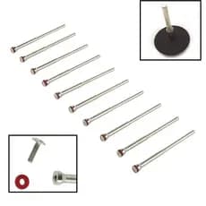 10pcs Mandril De Polimento De Brocas De Ferramenta Rotativa Para Máquina Polidora 2,35mm
