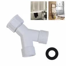 Y Splitter Joiner Máquina De Lavar Roupa Conector Tipo Louça Anti-Transbordamento