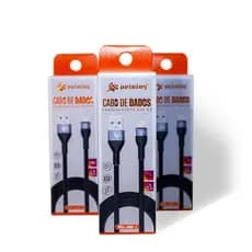 Cabo USB Peining PEI-J88-2 Lightning 1 Metro – Compatível com iPhone, Carregamento Rápido 6A