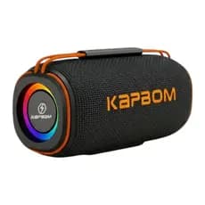 Caixa de Som Bluetooth 30W KA-8296 RGB à Prova D’Água IPX6 | Portátil, Som Potente, USB, FM e TWS