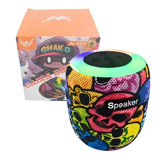 Caixa de Som Bluetooth 10W Altomex AL-8281 RGB | Portátil, Sem Fio, USB, TF e TWS