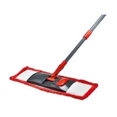 Mop Flat Microfibra Rodo Mágico Vassoura Varre Tira Pó c/ Cabo