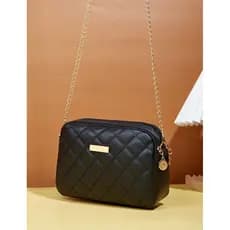 Bolsa Elegante Alça de Corrente Dourada Basic - A4