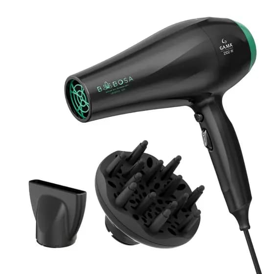 Secador de Cabelo 2100W Babosa Ceramic Ion Gama com Difusor - Original + Nota fiscal