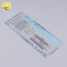 EMRRK > Régua ECG Estudante Poeta Guia De Referência Eletrocardiograma Cardiograma Transparente Macio De Freqüência Card