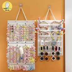 EMRRK > Organizador De Laços De Cabelo Para Pendurar Na Parede , Suporte Faixa De Cabeça , Armazenamento De Grande Capac