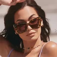 Nova Tendência Fashion vintage Óculos De Sol Feminino Retro Design Olho De Gato Sombra Femal Leopard Eye Glasses UV400