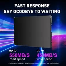 dhiinto.br 1TB/2TB Portable SSD - SATA3 External Solid State Drive for Laptop BR