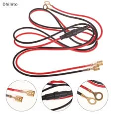 [Cabo De Tomada Para Carregador USB 60/100/150cm Fio Com Fusível De 10A Motocicleta Marítima ATV RV Refit Em