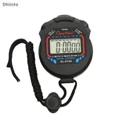 [Dhiint] Cronômetro De Poeta Portátil À Prova D'água Esportivo Digital Profissional LCD Temporizador De Parada De Relógi