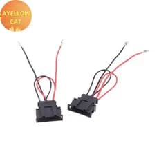 AYellowcat 2 Peças Adaptador De Chicote De Fios Para Alto-Falante De Carro Substituir Conector De Cabo De Conexão De Veí