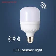 Vbr Auto ON/OFF Sensor De Lâmpada De Indução Movimento Automático LED Inteligente Ativada Por Voz 220V Luz De Economia D