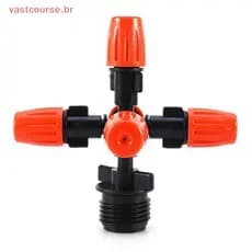 Vbr Garden Sprinkler Irrigação Névoa Bocal De 5 Cabeças 1/2 " Adaptador De Montagem BR