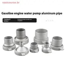 Vbr 1 Conjunto 1 Polegada 3 Chave De Conector De Tubo De Alumínio Com Junta De Borracha Bomba Conexão Montagem Gasolina