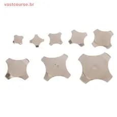 Vbr 20 Peças 10 Com Ponto Cruz Forma Interruptor De Reinicialização De Cúpula De Metal 5 6 7 8.4 10 12 14 16 MM Membrana