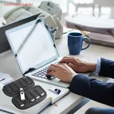 Vbr USB Flash Drive Caso De Armazenamento Titular Saco Acessórios Eletrônicos Organizador Para Caneta BR