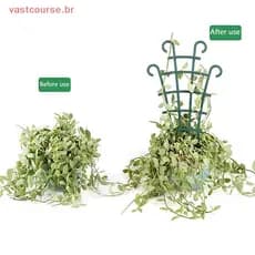 Vbr 2 Pçs Mini Jardim Cultivo Planta Prateleira De Escalada Treliça Legumes Flores Suporte Pote Quadro Decorativo Gaiola