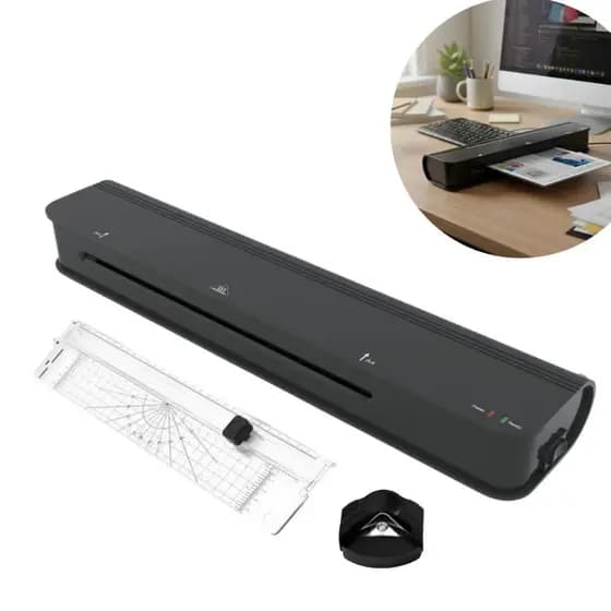 Plastificadora Kit Maquina Laminadora A3 Profissional Quente Frio