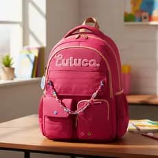 Mochila Escolar Infantil LULUCA 20L Bolsa de Costas Reforçada Juvenil