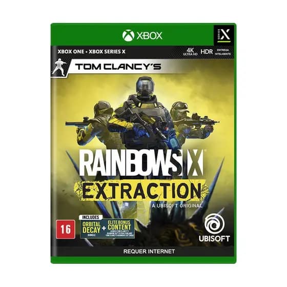 Jogo Rainbow Six Extraction - Xbox One Midia Fisica Novo Lacrado