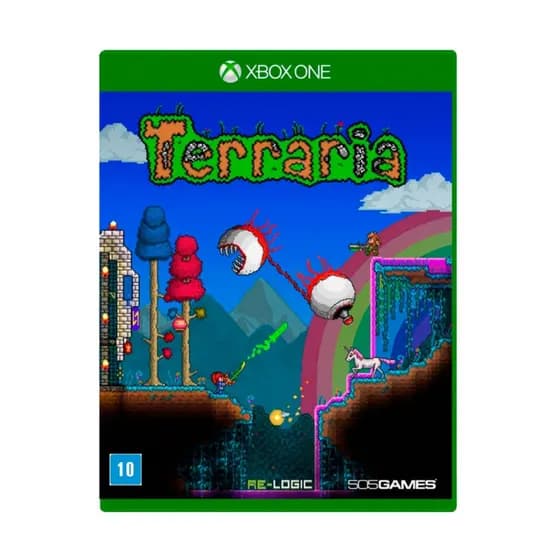 Jogo Terraria - Xbox One Midia Fisica Novo Lacrado