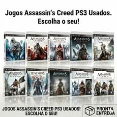 Jogos PS3 Assassin's Creed Usados