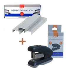 KIT MINI GRAMPEADOR ATE 15 FLS MAIS 5000 GRAMPOS GALVANIZADOS BRW