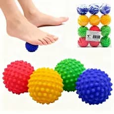 Kit 5 Bola Cravo Anti-Stress Fisioterapia Petshop Pet Cachorro Bolinha Brinquedo Massagem Cão Relaxante