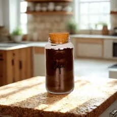 Pote de Vidro para Café 830ml com Tampa Rolha | Porta Café | Pote para Pó de Café