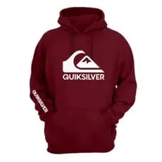 Moletom Masculino/Feminino Canguru Quiksilver Flanelado Inverno Streetwear  |Tecido Grosso Quentinho
