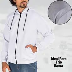 Jaqueta Corta Vento Resistente Repelente a Agua | Dias frios Garoa | Tecido Leve para Dia a Dia