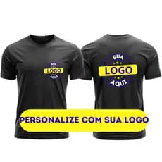 CAMISETA 100%ALGODÃO ESTAMPADA SUA ART LOGO FRASE FOTO UNIFORME PERSONALIZADA ALTA DEFINIÇÃO UNISSEX