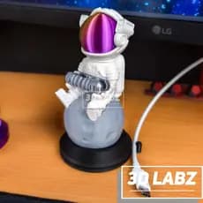 Mouse Bungee Astronauta | Suporte de Fio Mouse Bungee | Suporte para Cabos |