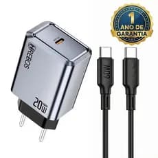 Carregador De Celular Tipo Usb C Super Rápido 20w Cabo Blindado Para Samsung Galaxy S24 S23 S22 S21 S20 Fe Ultra