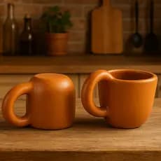 Copo De Barro Para Bebidas Agua Pinga Cachaça Suco Chopp Top