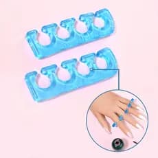 Separador de Dedos do Pé de Silicone para Manicure e Pedicure