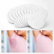 50/200 Absorvente Anti Suor Axila | Pads Adesivo Descartável Respirável pra Roupa | Proteção Contra Manchas