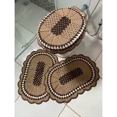 Conjunto de Banheiro de Crochê VARIAS CORES E MODELOS Jogo de Banheiro 2 ou 3 Peças, Kit Tapetinho de Crochê Lavabo