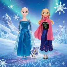 kit 2 Princesas Reino Gelado Frozen musical. Anna/Elsa